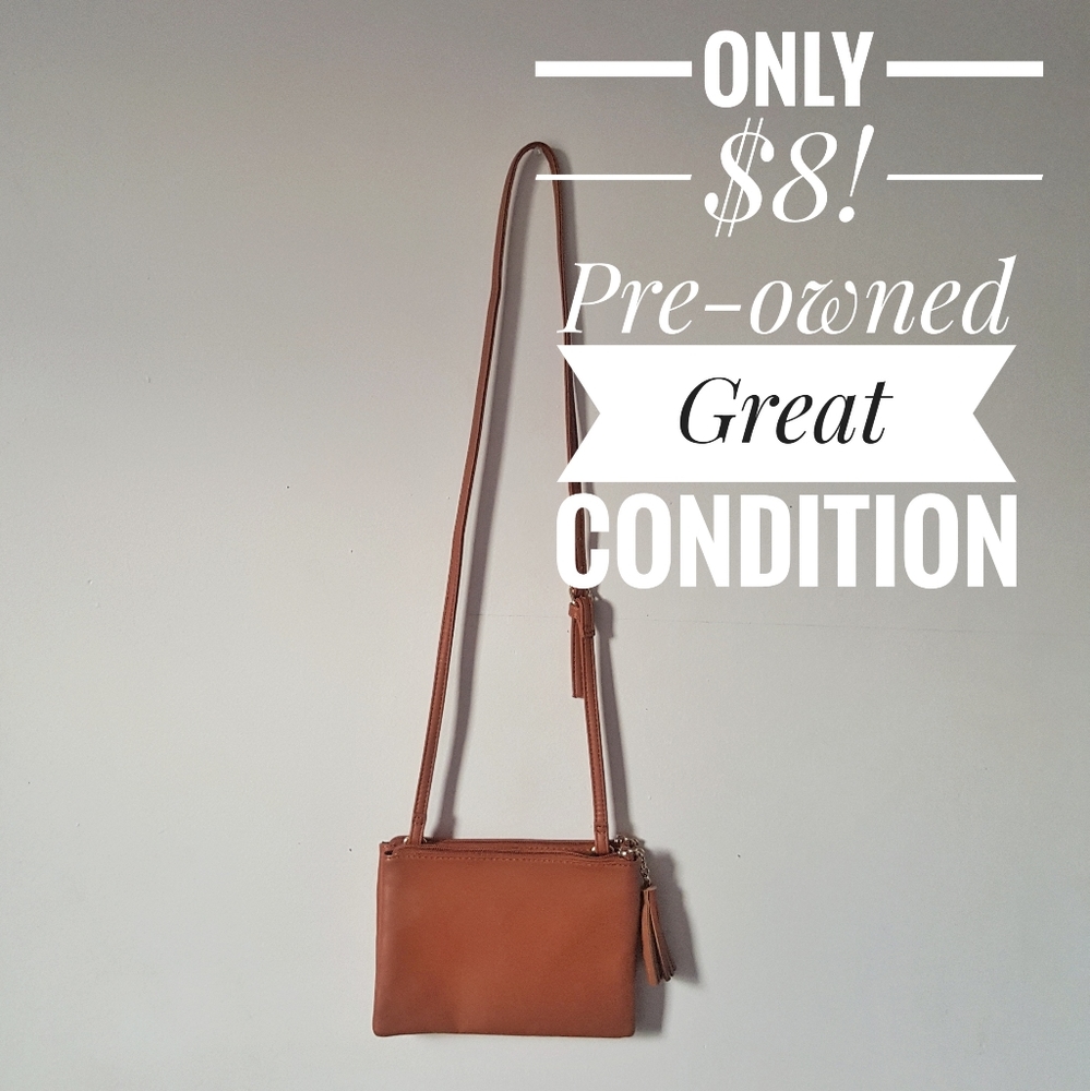 Tan Forever 21 Crossbody Bag